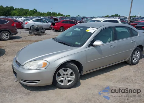 2007 Chevrolet Impala Ls из США, поврежденный, VIN 2G1WB58K979291310